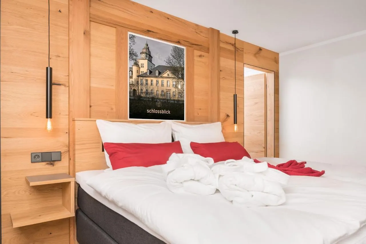 Lägenhet Chalet-Ferienwohnung Schlossblick, 51 Qm, Wellness/Fitness/Sauna - Bergroedelhof Feilitzsch