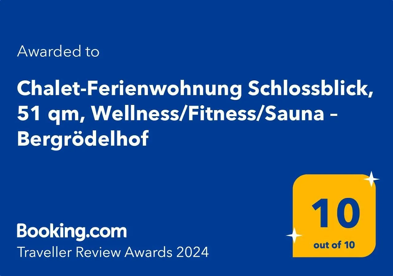 Chalet-Ferienwohnung Schlossblick, 51 Qm, Wellness/Fitness/Sauna - Bergroedelhof Feilitzsch